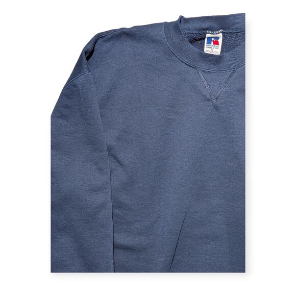 Vintage Russell Athletic Sweatshirt Made in USA – Navy Crewneck – XL - Picture 2 of 9